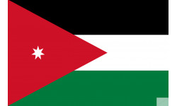 Drapeau Jordanie (19.5x13cm) - Sticker/autocollant