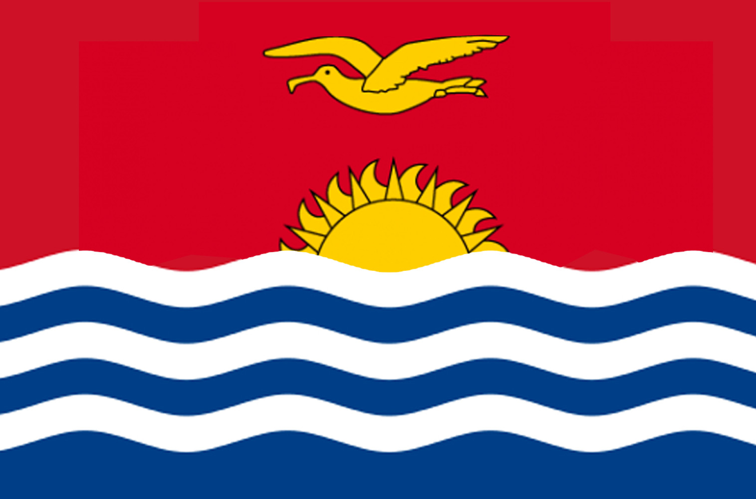 Drapeau Kiribati (19.5x13cm) - Sticker/autocollant