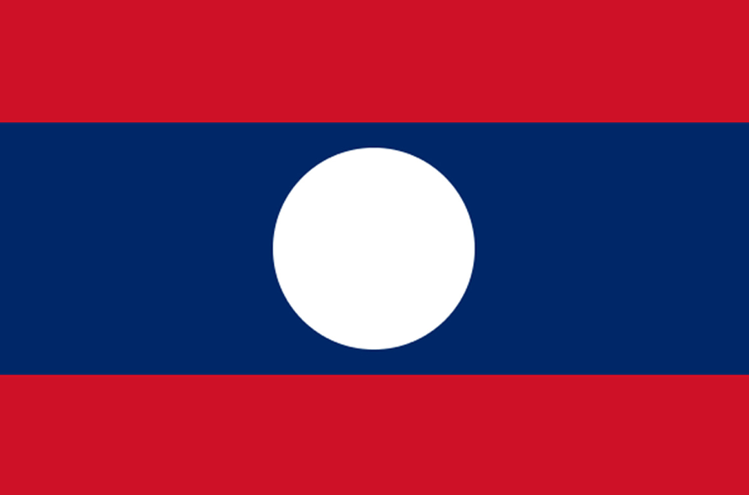 Drapeau Laos (19.5x13cm) - Sticker/autocollant