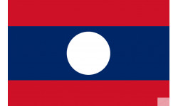 Drapeau Laos (15x10cm) - Sticker/autocollant