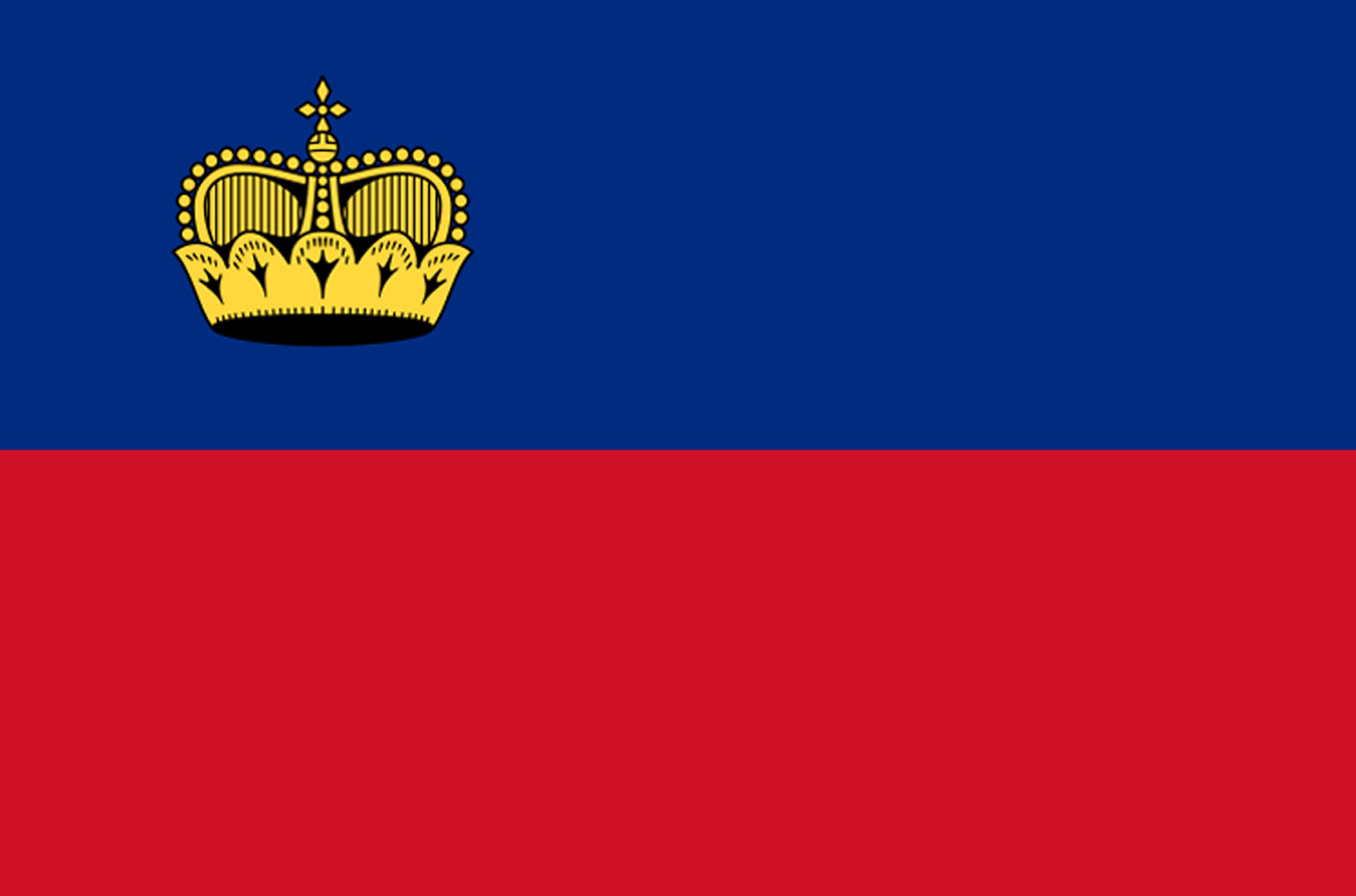 Drapeau Liechtenstein (19.5x13cm) - Sticker/autocollant