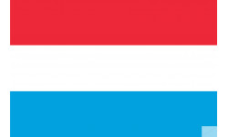 Drapeau Luxembourg (15x10cm) - Sticker/autocollant