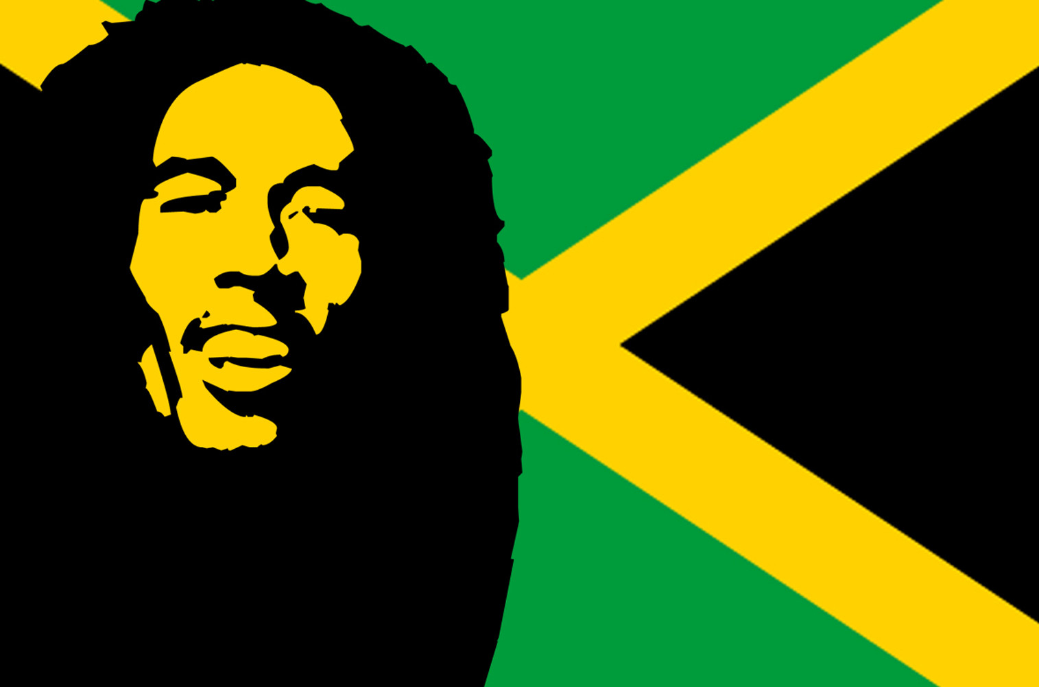 Bob Marley (20x13cm) - Sticker/autocollant