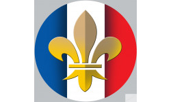 Royaliste Français (15x15cm) - Sticker/autocollant