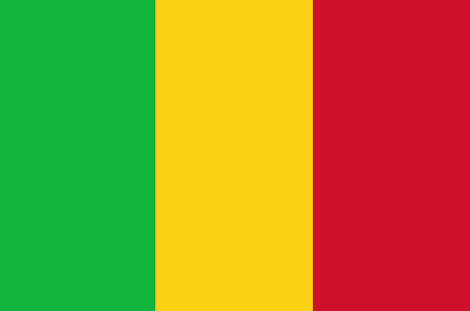 Drapeau Mali (5x3.3cm) - Sticker/autocollant