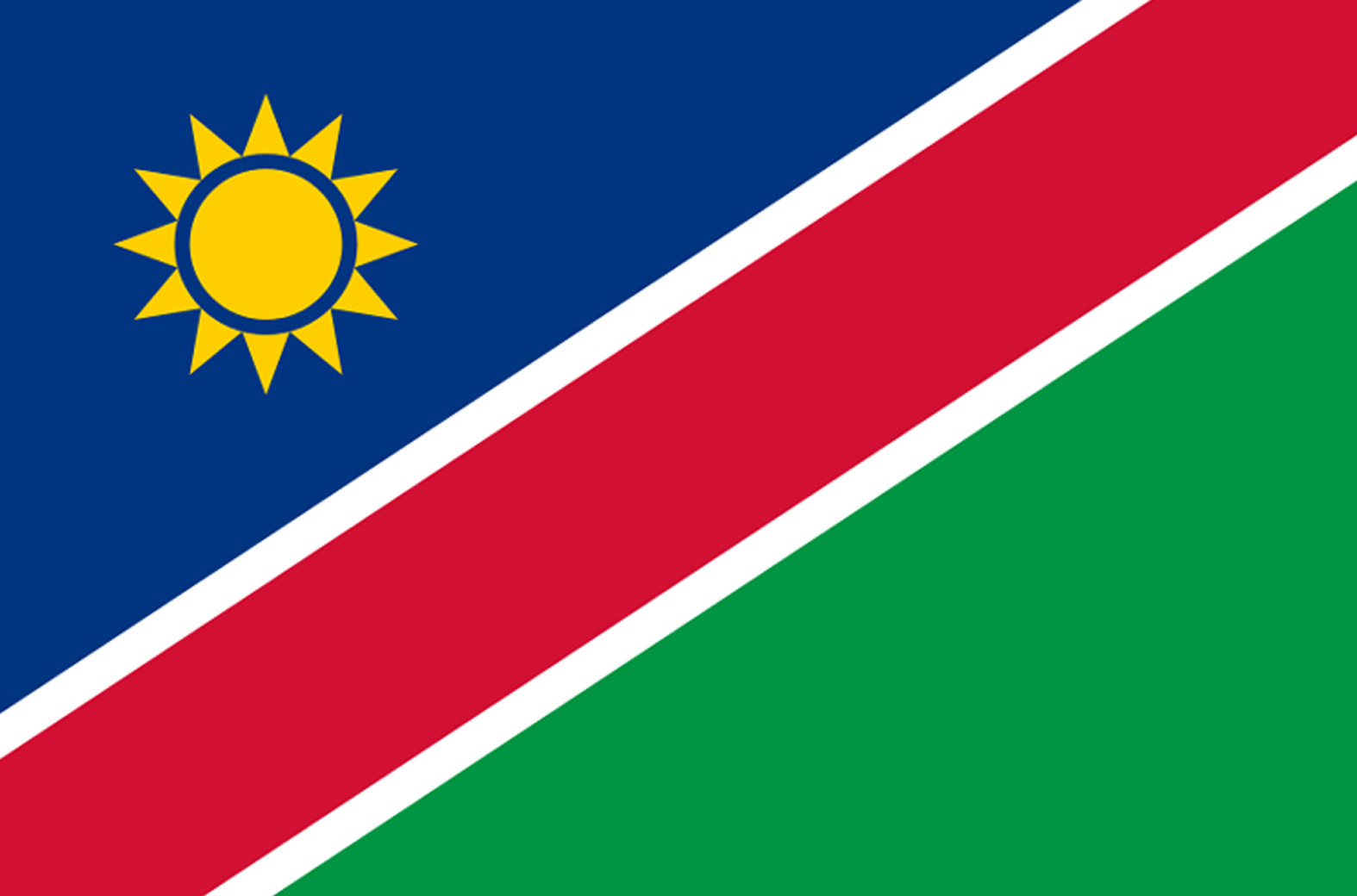 Drapeau Namibie (19.5x13cm) - Sticker/autocollant