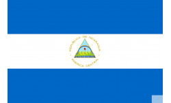 Drapeau Nicaragua (15x10cm) - Sticker/autocollant