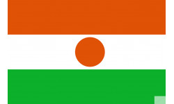 Drapeau Niger (19.5x13cm) - Sticker/autocollant