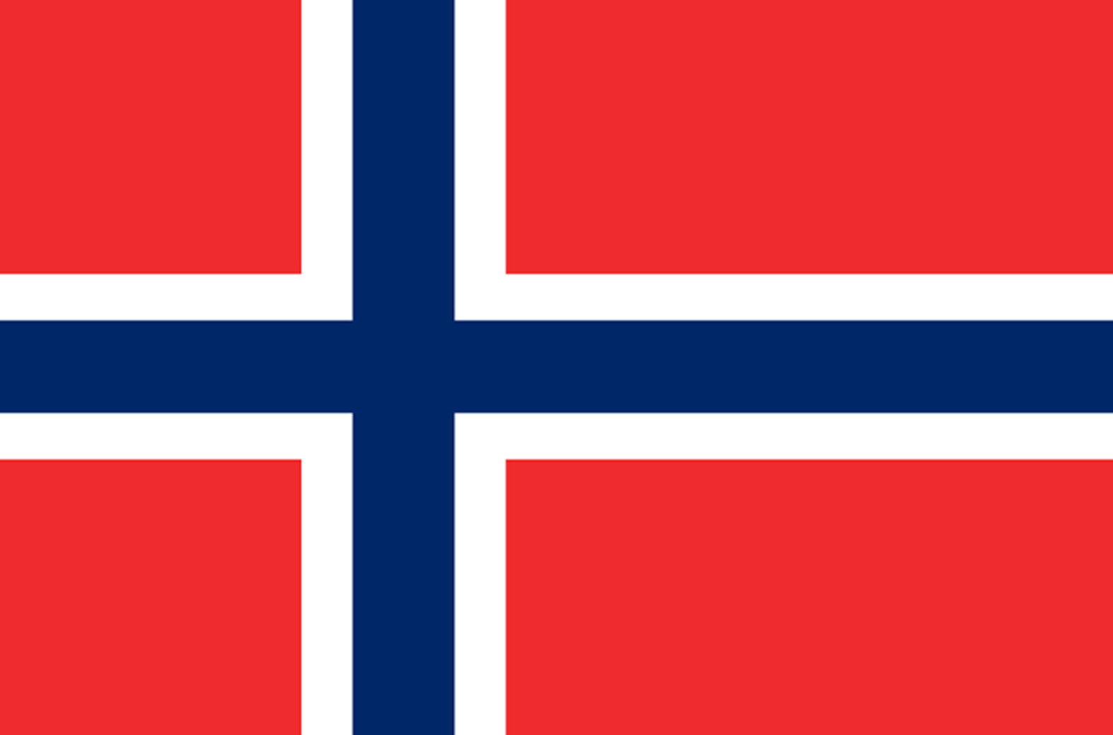 Drapeau Norvège (19.5x13cm) - Sticker/autocollant