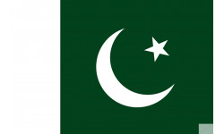 Drapeau Pakistan (5x3.3cm) - Sticker/autocollant