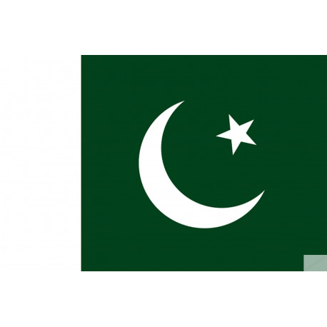 Drapeau Pakistan (5x3.3cm) - Sticker/autocollant