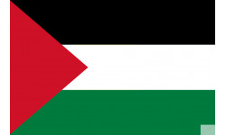 Drapeau Palestine (5x3.3cm) - Sticker/autocollant