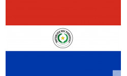 Drapeau Paraguay (15x10cm) - Sticker/autocollant