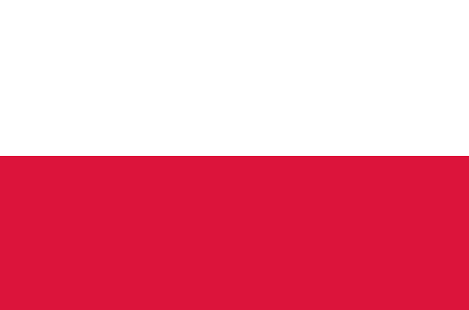 Drapeau Pologne (19.5x13cm) - Sticker/autocollant