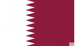 Drapeau Qatar (19.5x13cm) - Sticker/autocollant