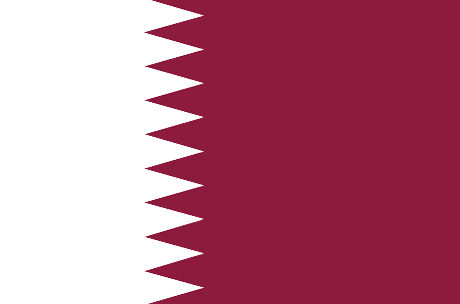 Drapeau Qatar (19.5x13cm) - Sticker/autocollant