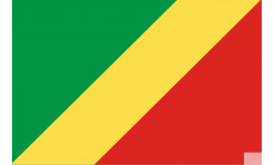 Drapeau République du Congo (19.5x13cm) - Sticker/autocollant