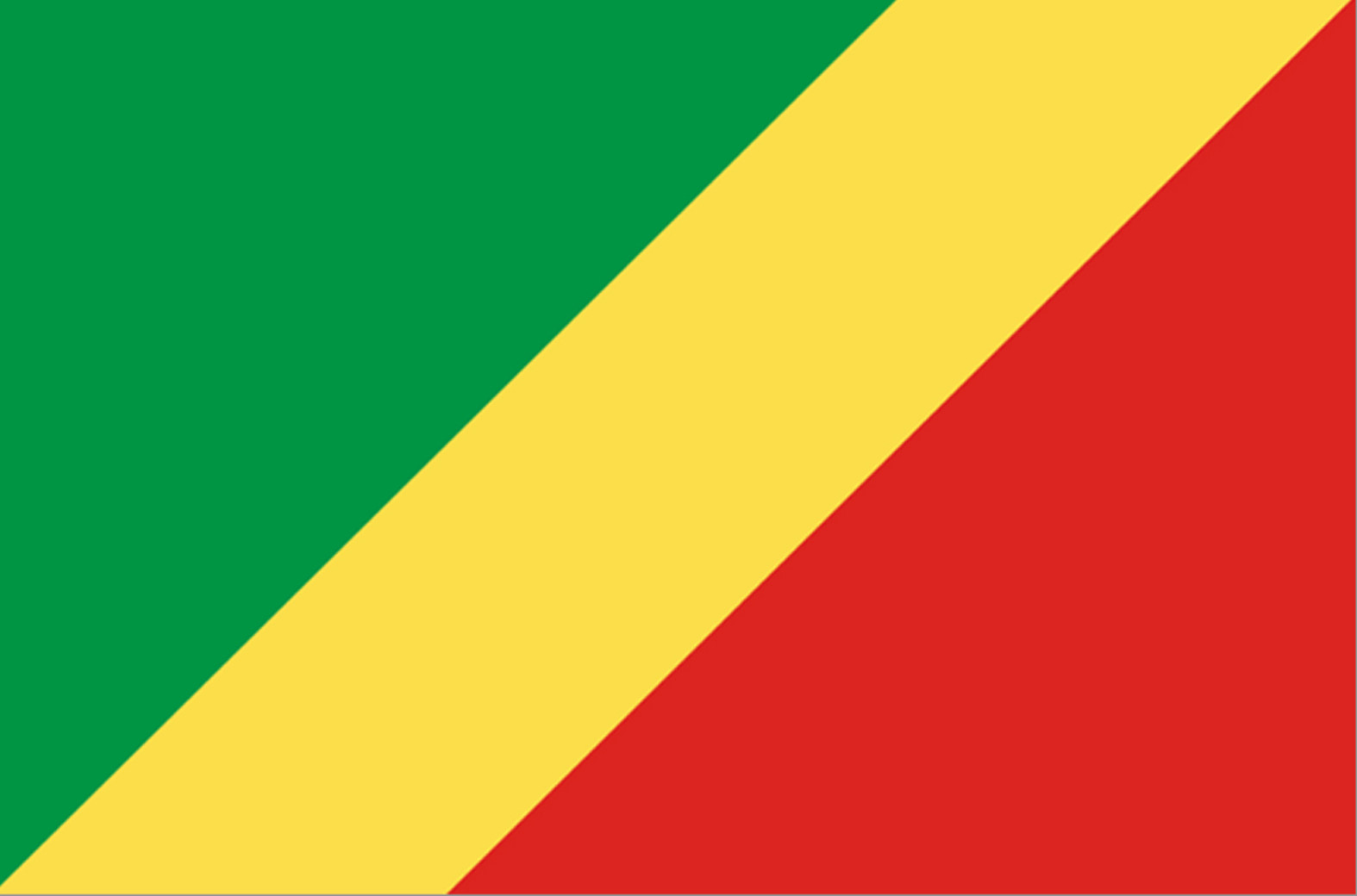 Drapeau République du Congo (19.5x13cm) - Sticker/autocollant