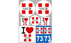 Savoie (8 autocollants variés) - Sticker/autocollant