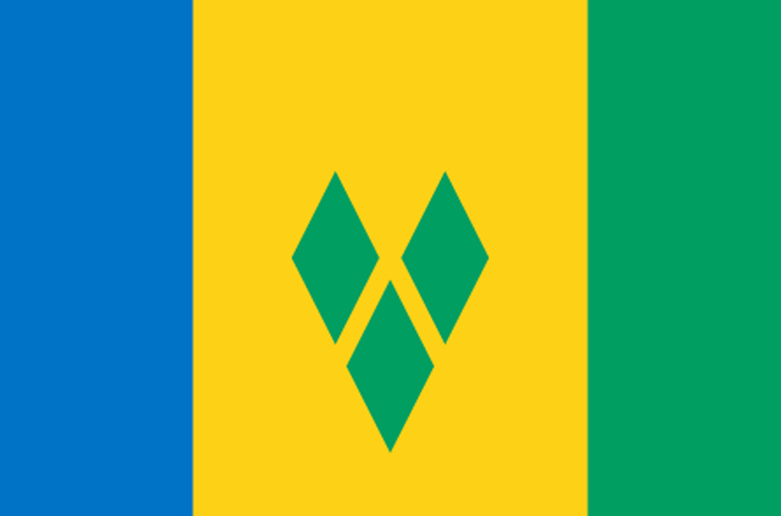 Saint-Vincent-et-les-Grenadines (19.5x13cm) - Sticker/autocollant