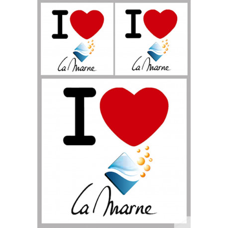 Département 51 la Marne (1fois 10cm / 2 fois 5cm) - Sticker/autocollant