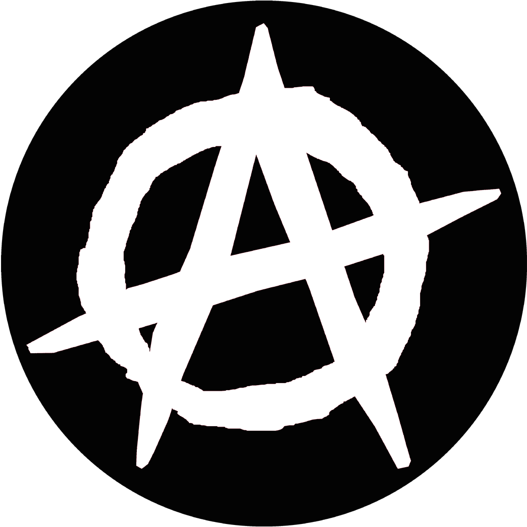 Symbole anarchiste (20x20cm) - Sticker/autocollant