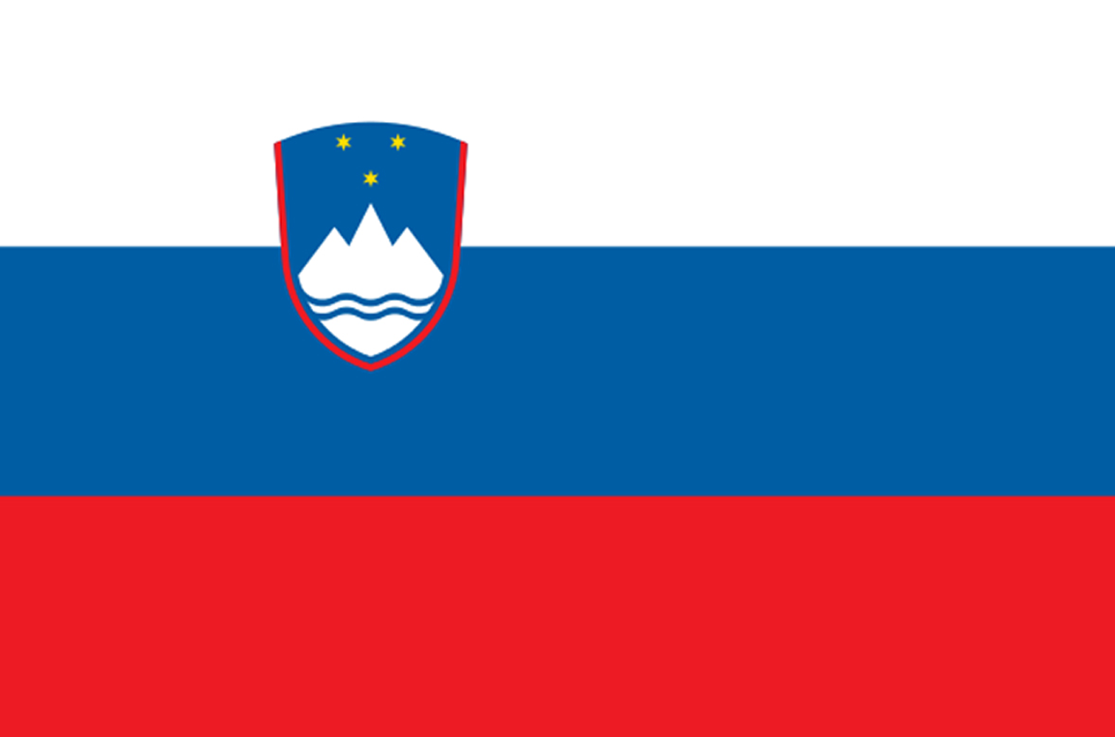 Drapeau Slovénie (19.5 x 13 cm) - Sticker/autocollant