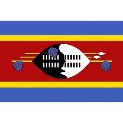 Drapeau Swaziland (19.5 x 13 cm) - Sticker/autocollant