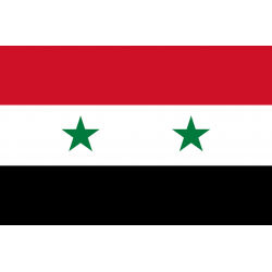 Drapeau Syrie (15 x 10 cm) - Sticker/autocollant