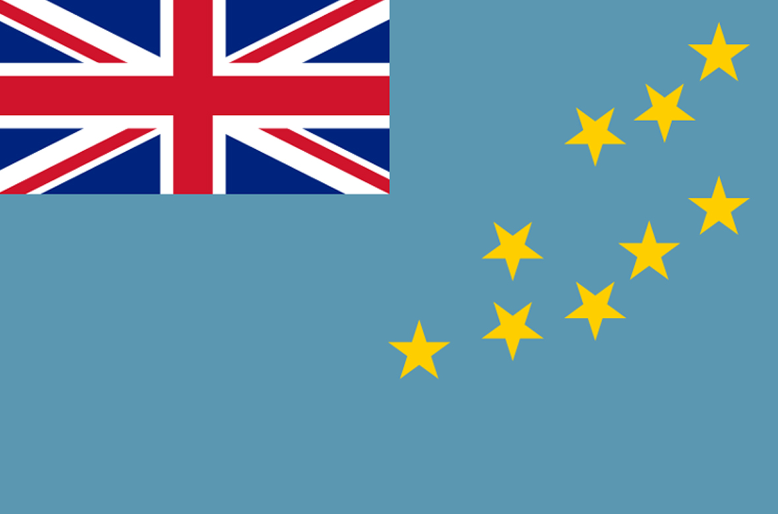 Drapeau Tuvalu (19.5 x 13 cm) - Sticker/autocollant