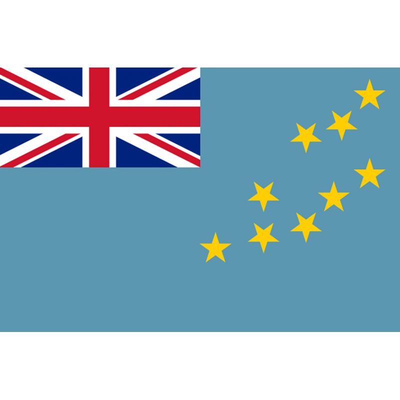 Drapeau Tuvalu (15 x 10 cm) - Sticker/autocollant