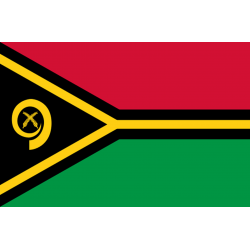 Drapeau Vanuatu (15 x 10 cm) - Sticker/autocollant