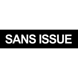 Sans issue noir (15x3.5cm) - Sticker/autocollant