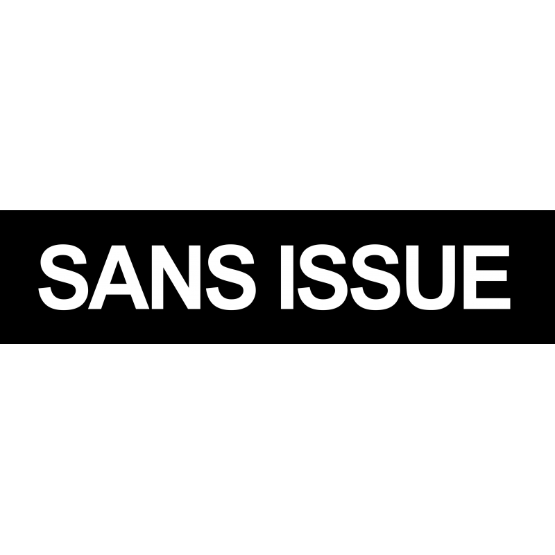 Sans issue noir (29x7cm) - Sticker/autocollant