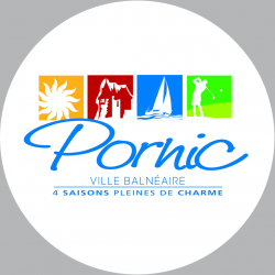 Pornic (5cm) - Sticker/autocollant