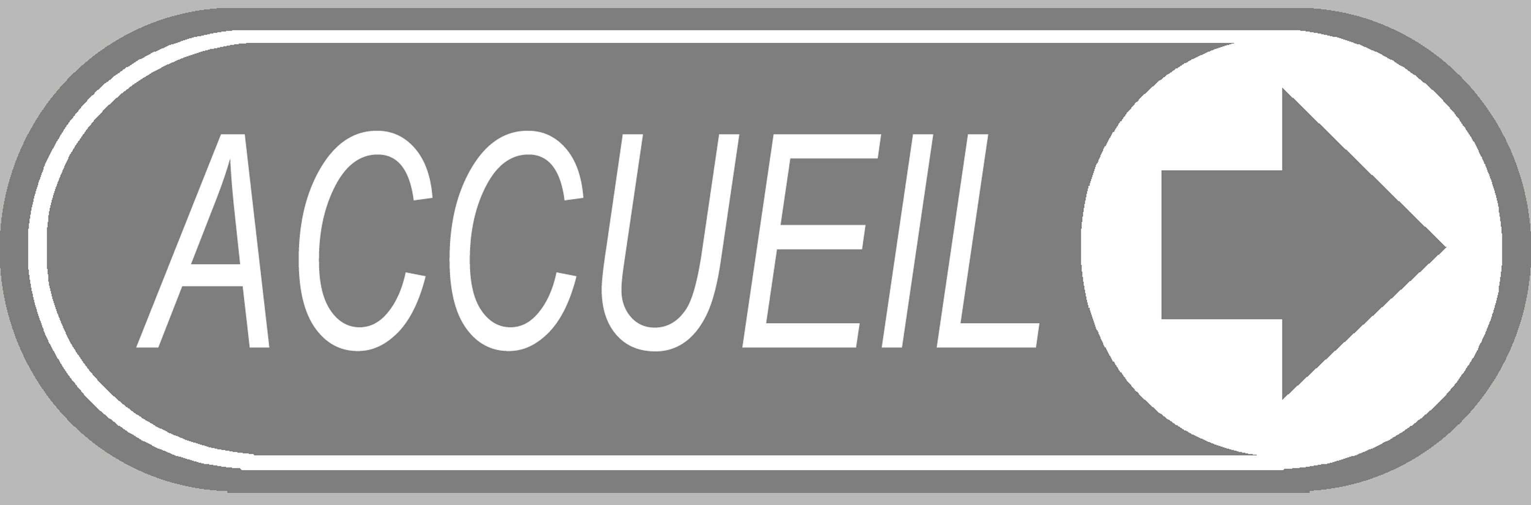 Accueil directionnel vers la droite (29x9cm) - Sticker/autocollant