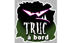 Truc à bord (10x10cm) - Sticker/autocollant