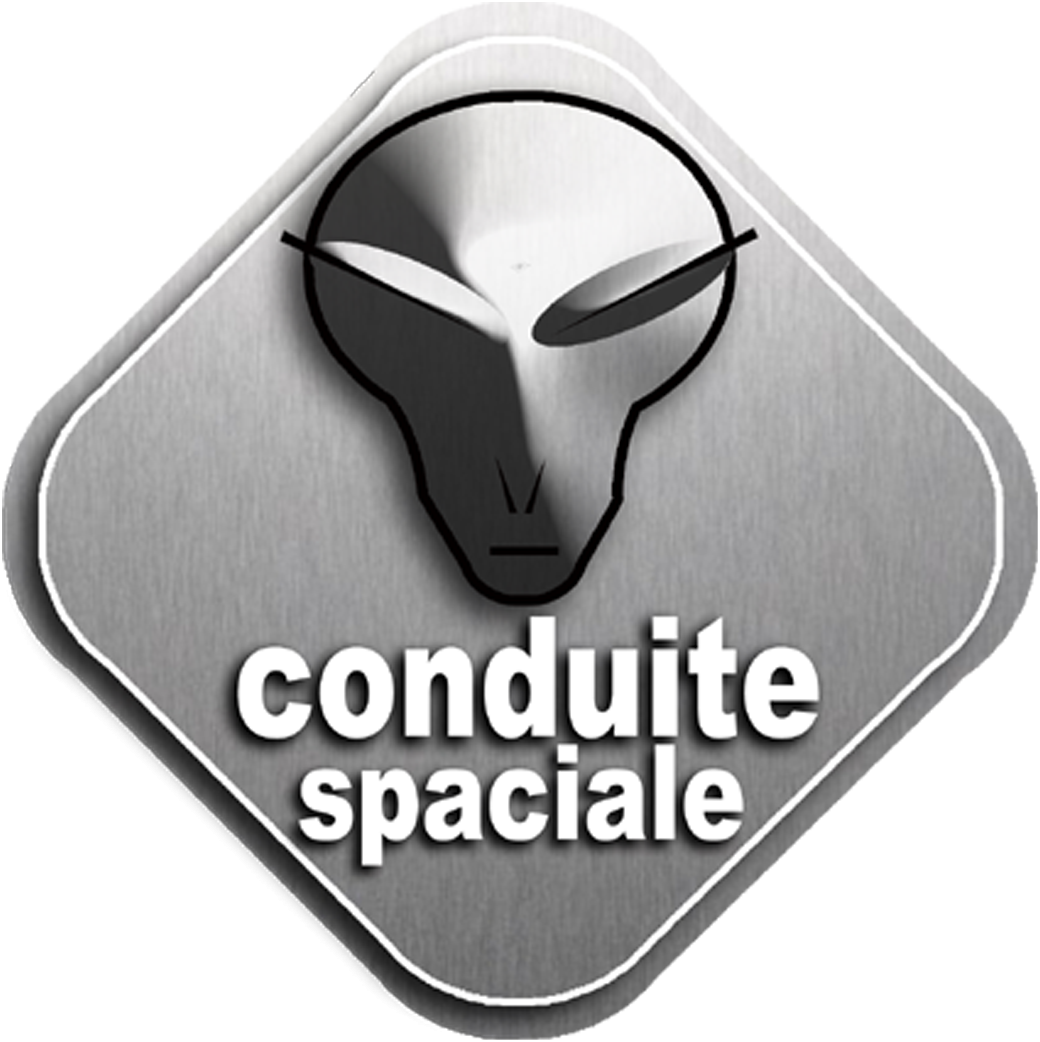 Conduite spatiale (15x15cm) - Sticker/autocollant