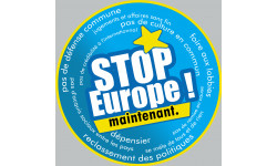 Europe STOP (20x20cm) - Sticker/autocollant