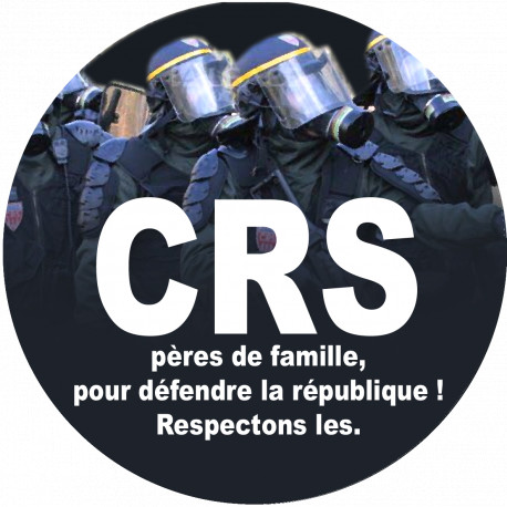 CRS (20x20cm) - Sticker/autocollant