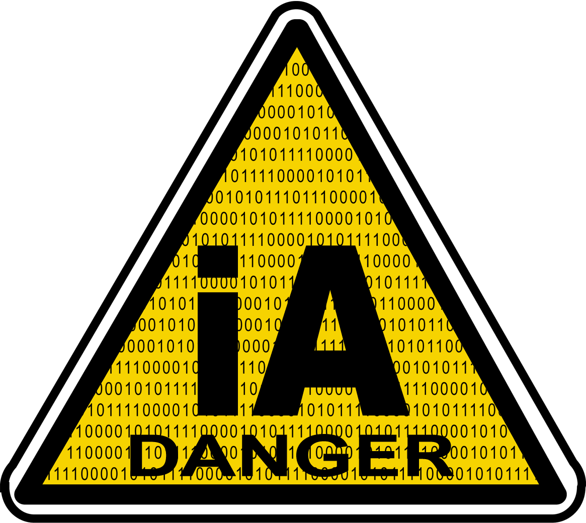 iA danger (5x5cm) - Sticker/autocollant