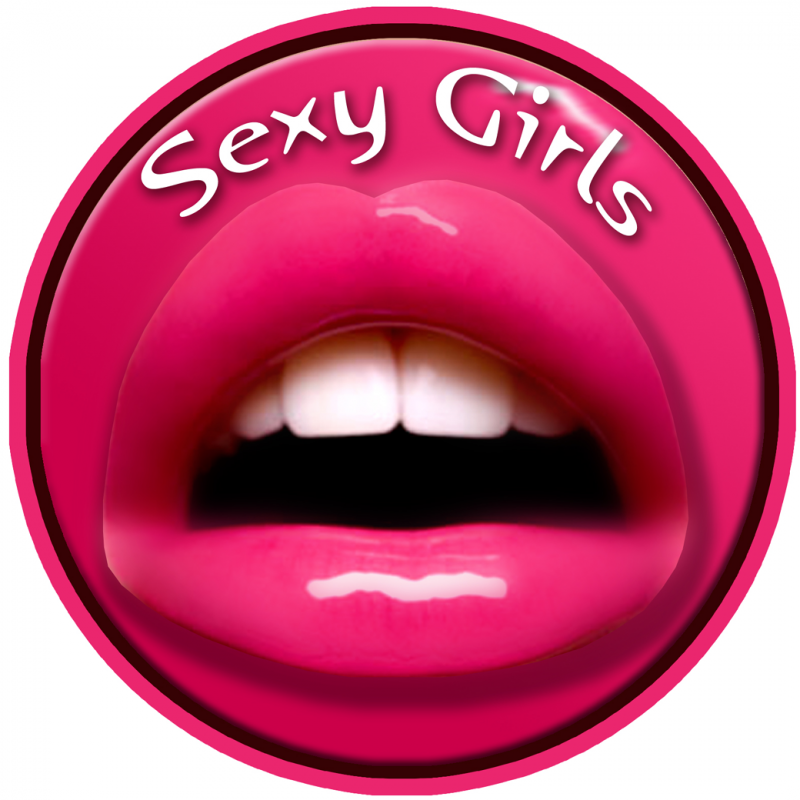 sexy girl (15x15cm) - Sticker/autocollant