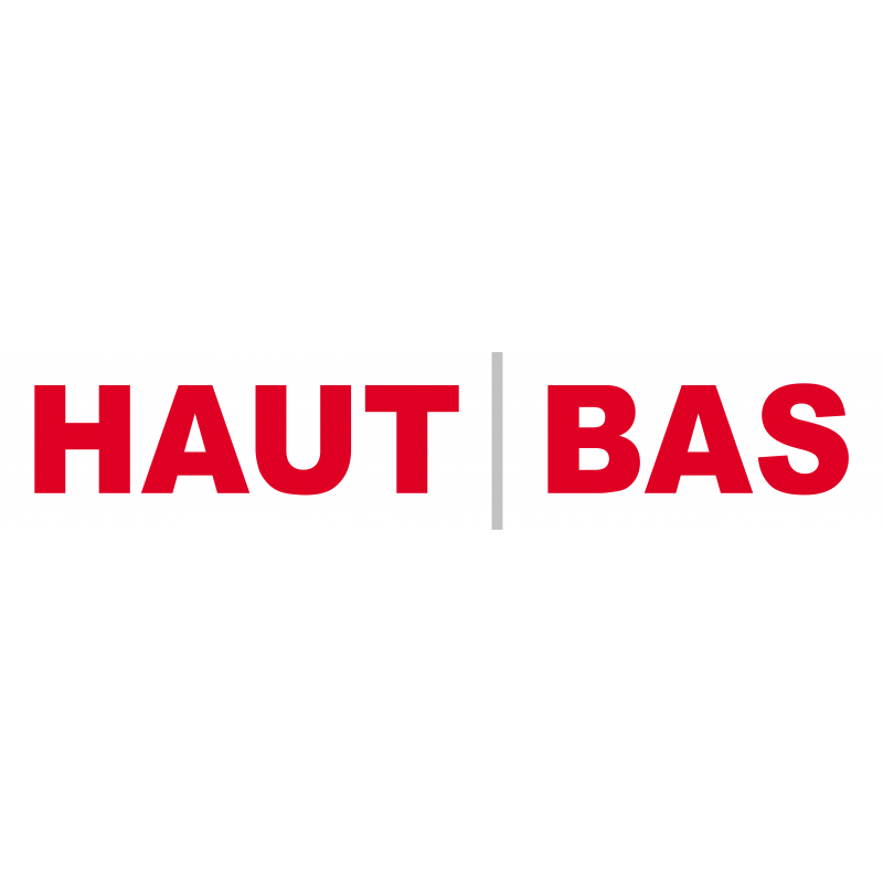 Haut et bas (15x3cm) - Sticker / autocollant