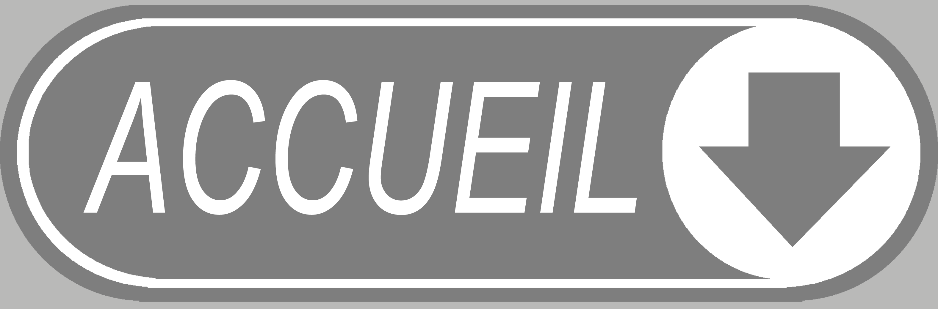 Accueil directionnel vers le bas (19x6cm) - Sticker/autocollant