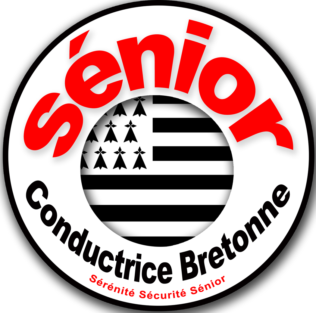 Conductrice Sénior Bretonne - 10cm - Sticker/autocollant