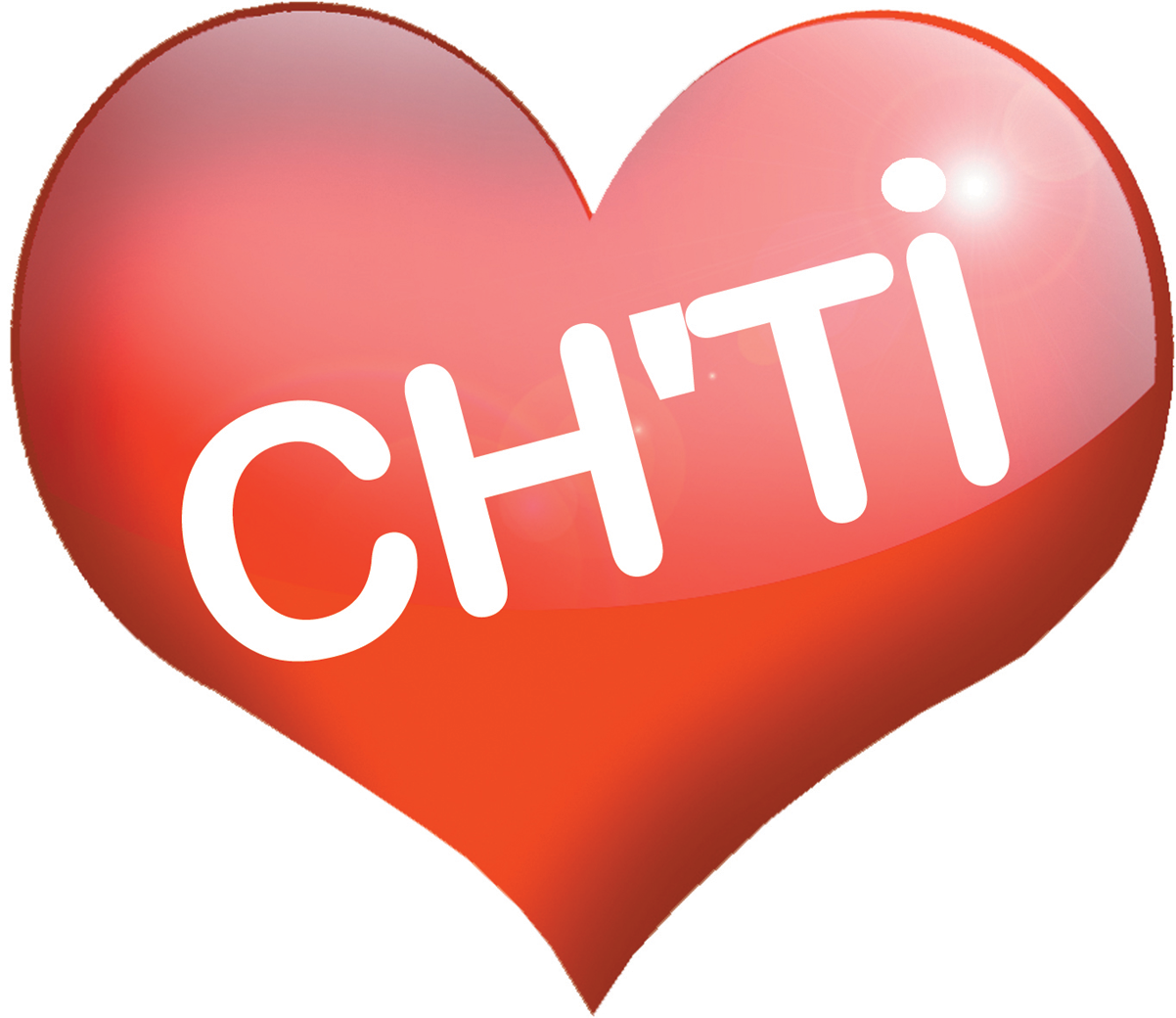 Coeur Ch'ti - 5x4.3cm - Sticker/autocollant