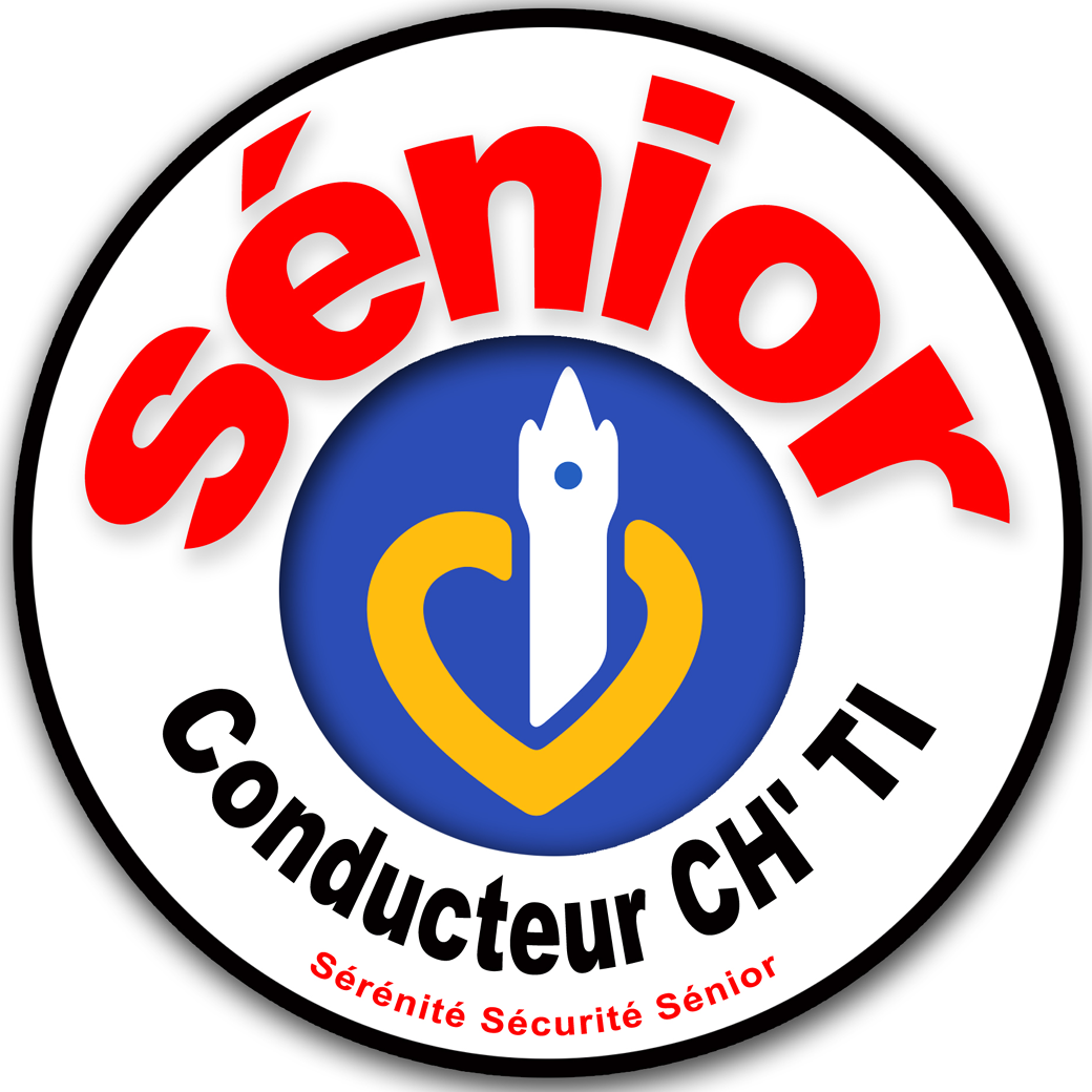 Conducteur Sénior CH'TI (10x10cm) - Sticker/autocollant