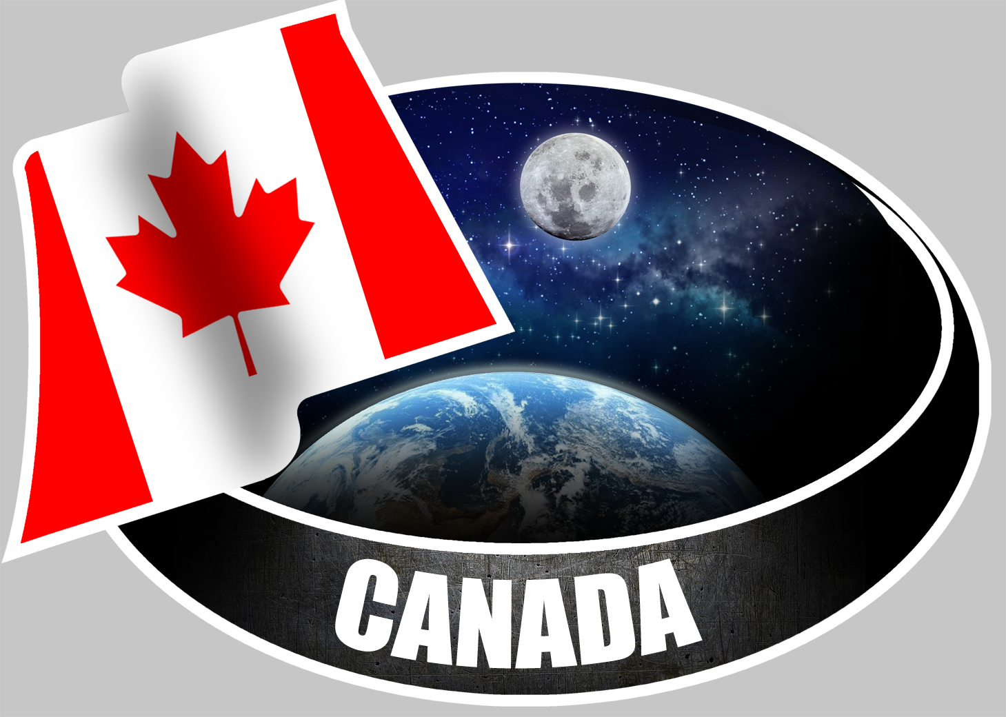 CANADA (10x14cm) - Sticker/autocollant