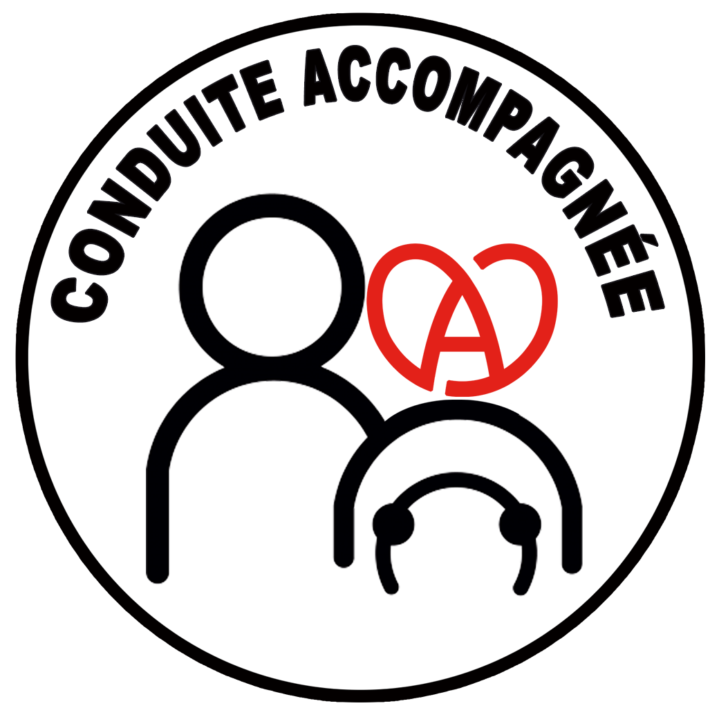 Conduite accompagnée Alsacien-Alsacienne (15cm) - Sticker/autocollant