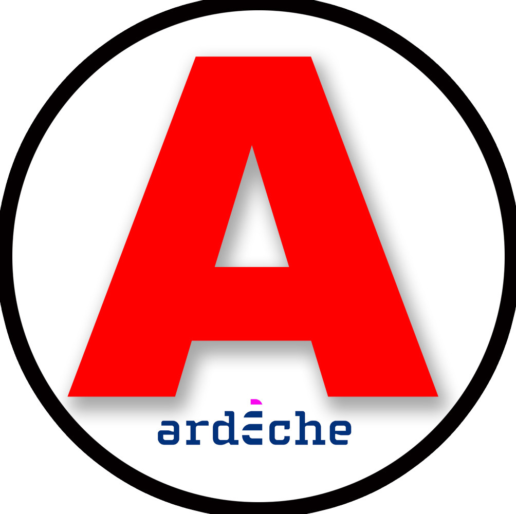 A 07 L'Ardèche - 15cm - Sticker/autocollant